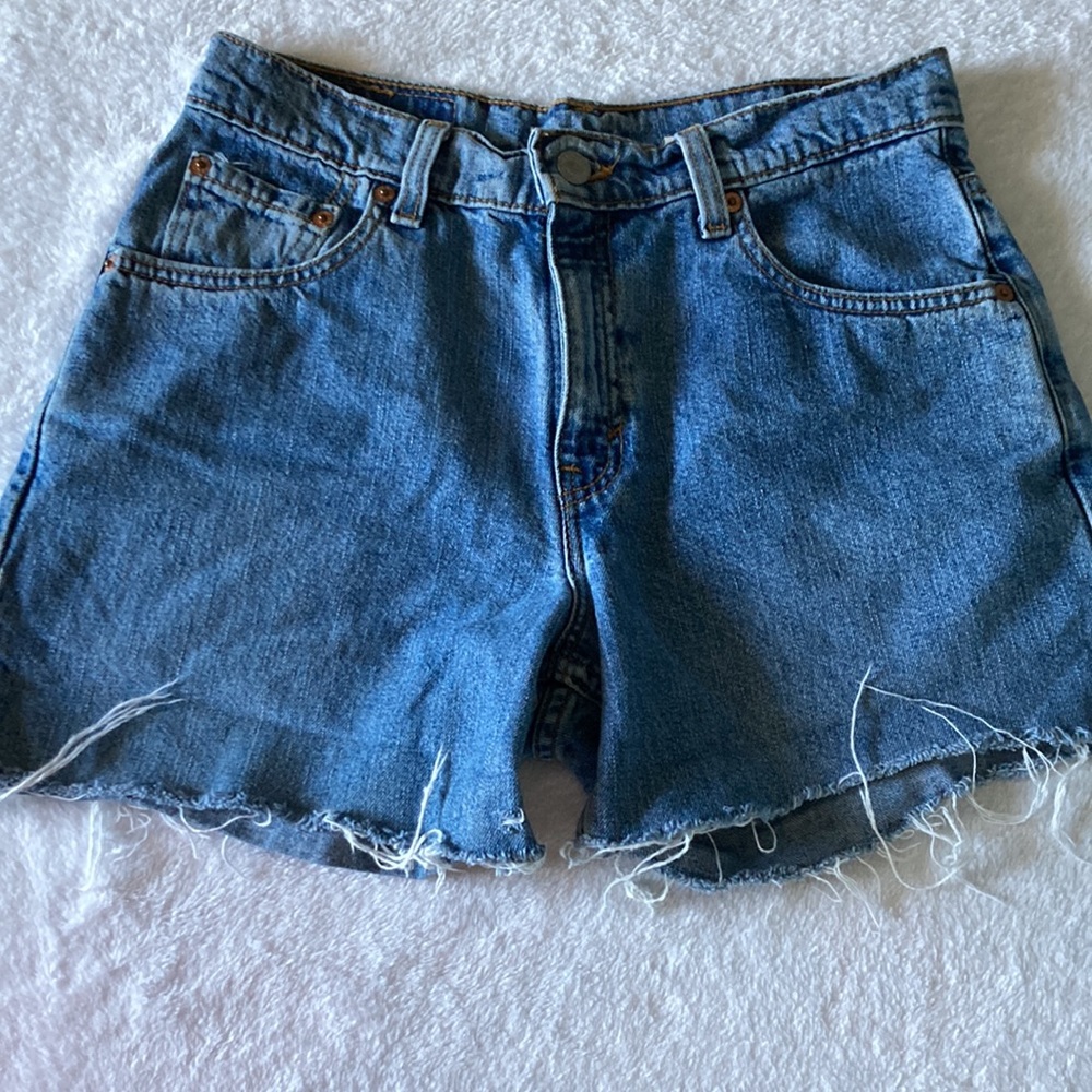 Vintage Black Tab Levi Short CutOffs - Picture 2 of 7